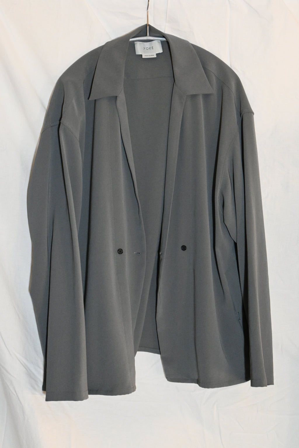 YOKE Tailored Set-Up Suit – Blazer & Pants Grey (Size M)