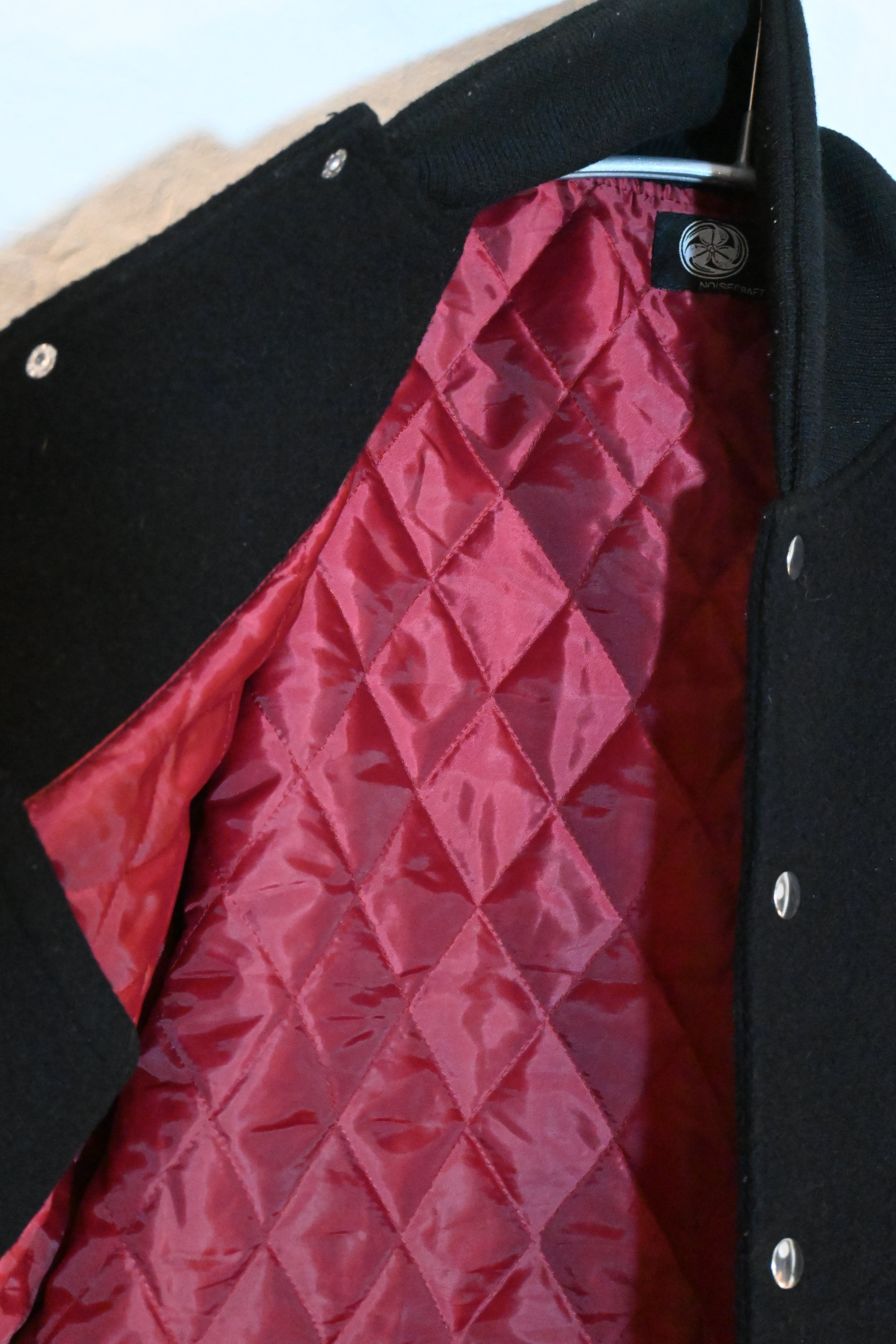 Noiscraft Patchwork Wool Coat – Made in Japan (Size M)