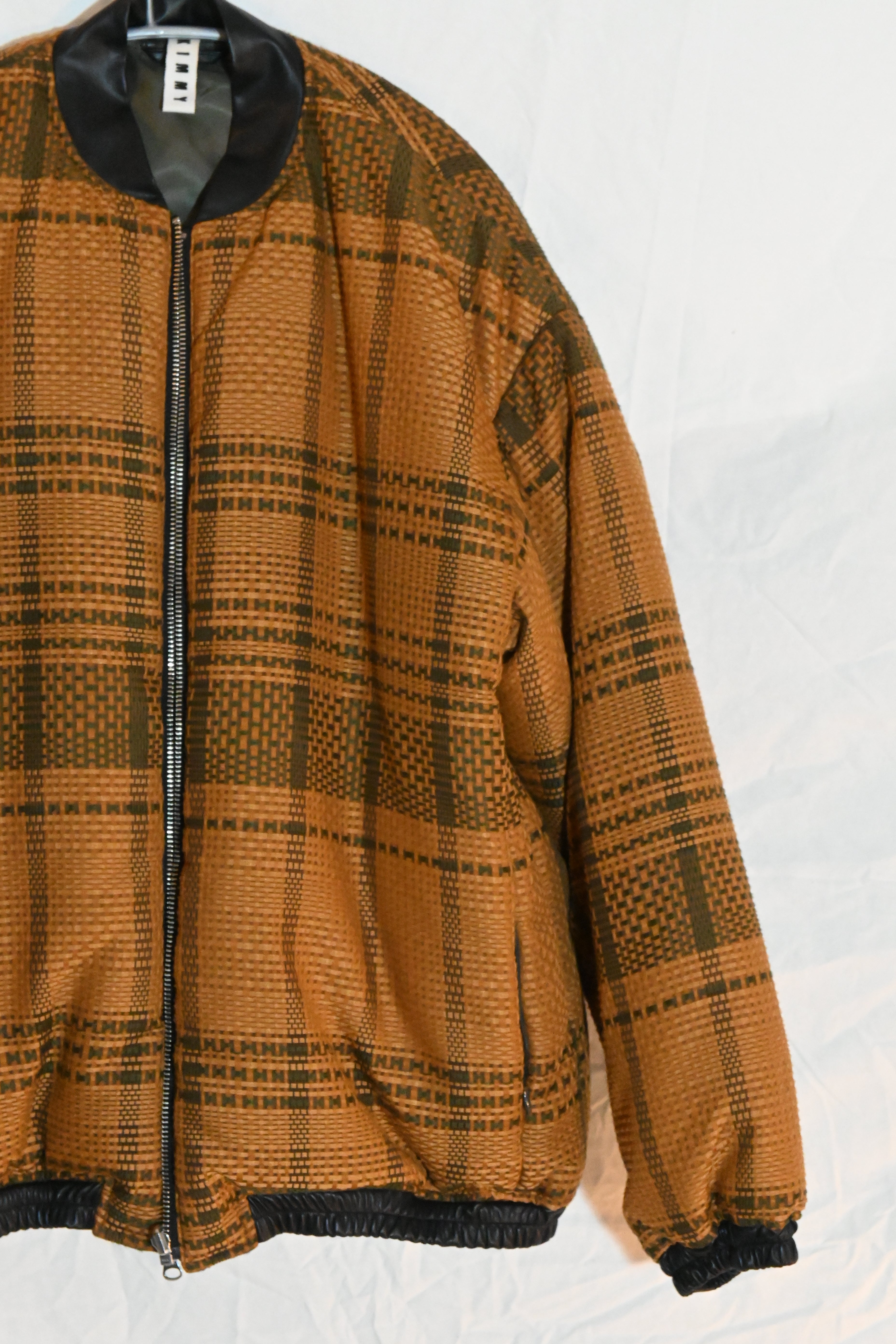 KIMMY Check Bomber Jacket – Made in Japan (Size M)
