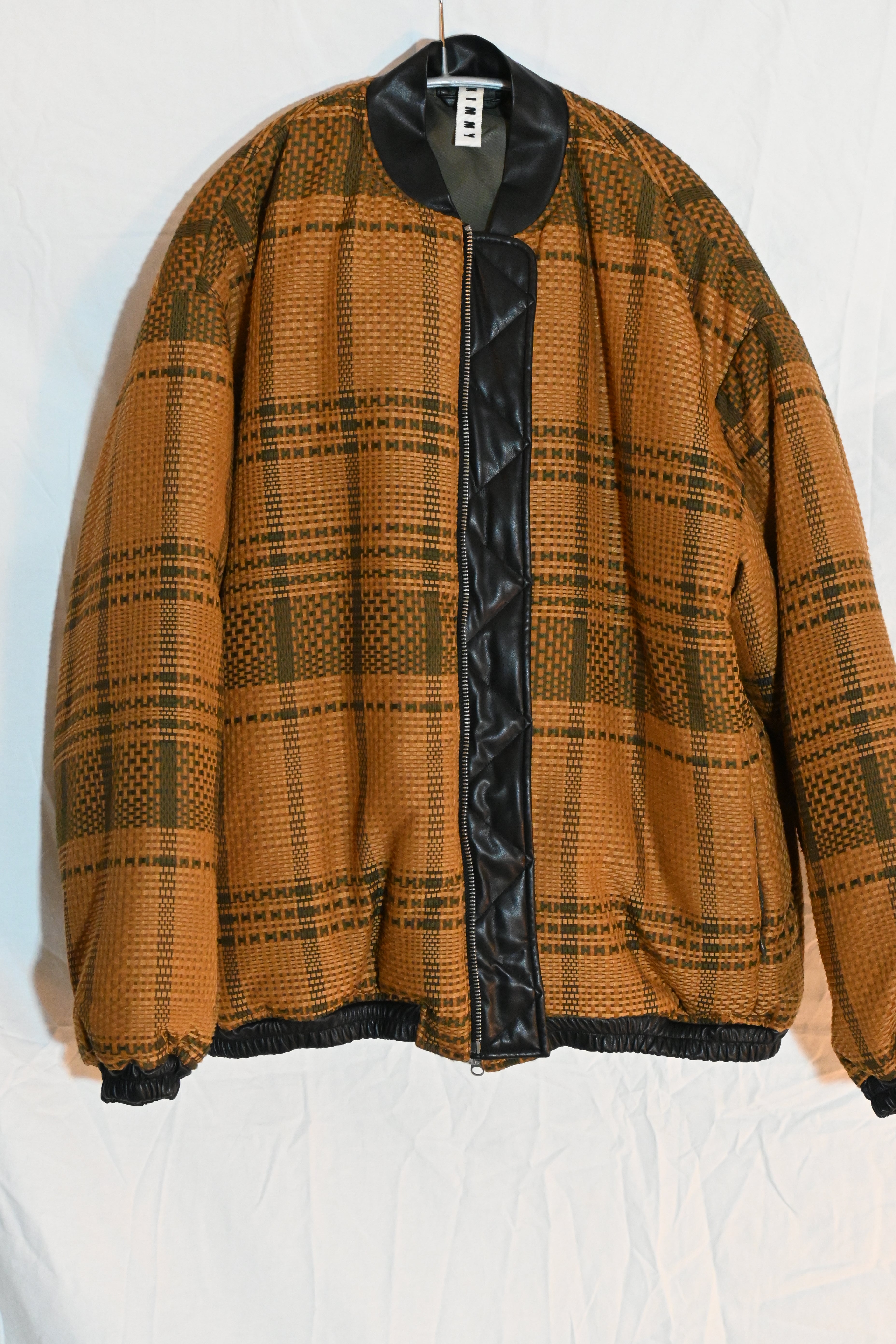 KIMMY Check Bomber Jacket – Made in Japan (Size M)