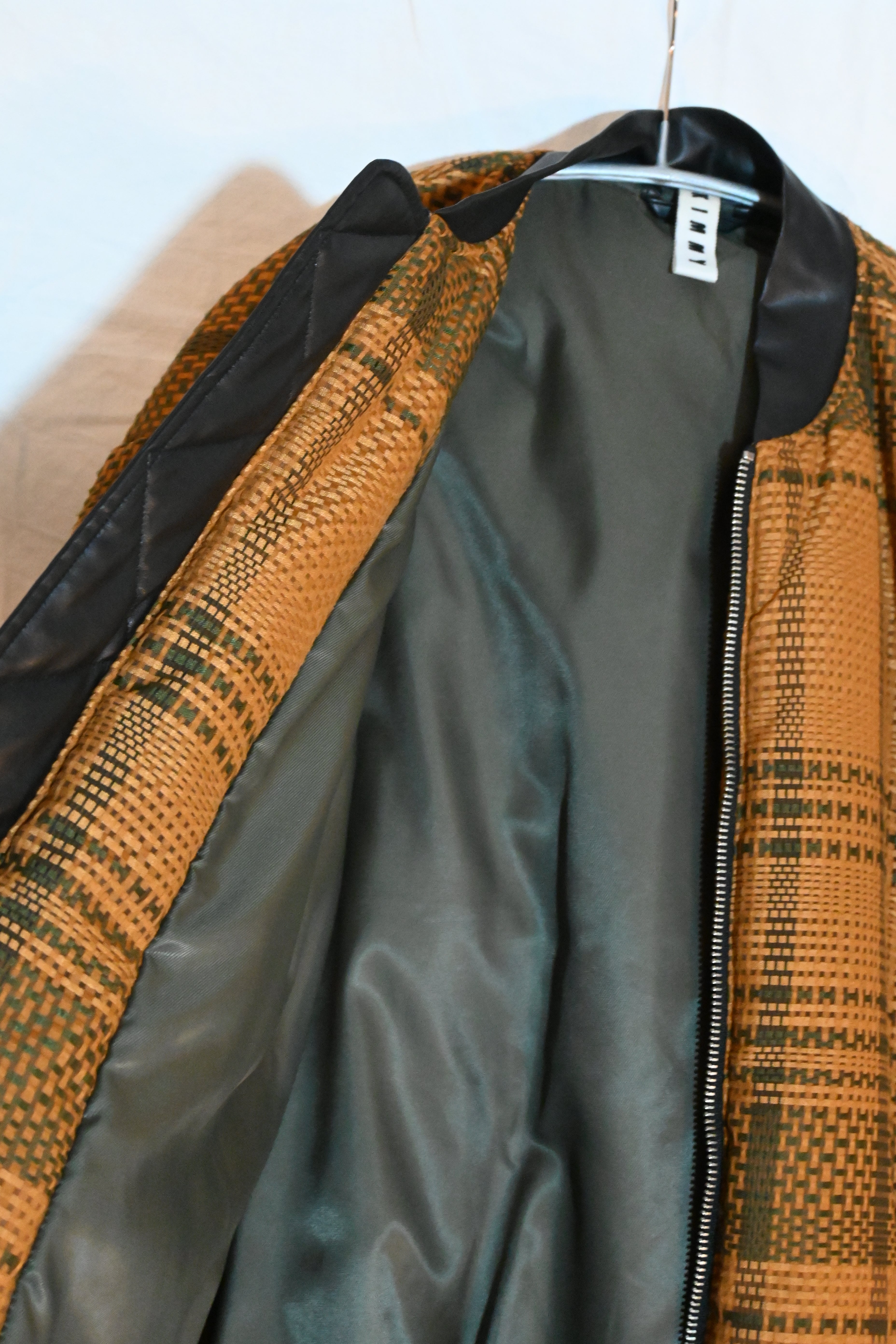 KIMMY Check Bomber Jacket – Made in Japan (Size M)