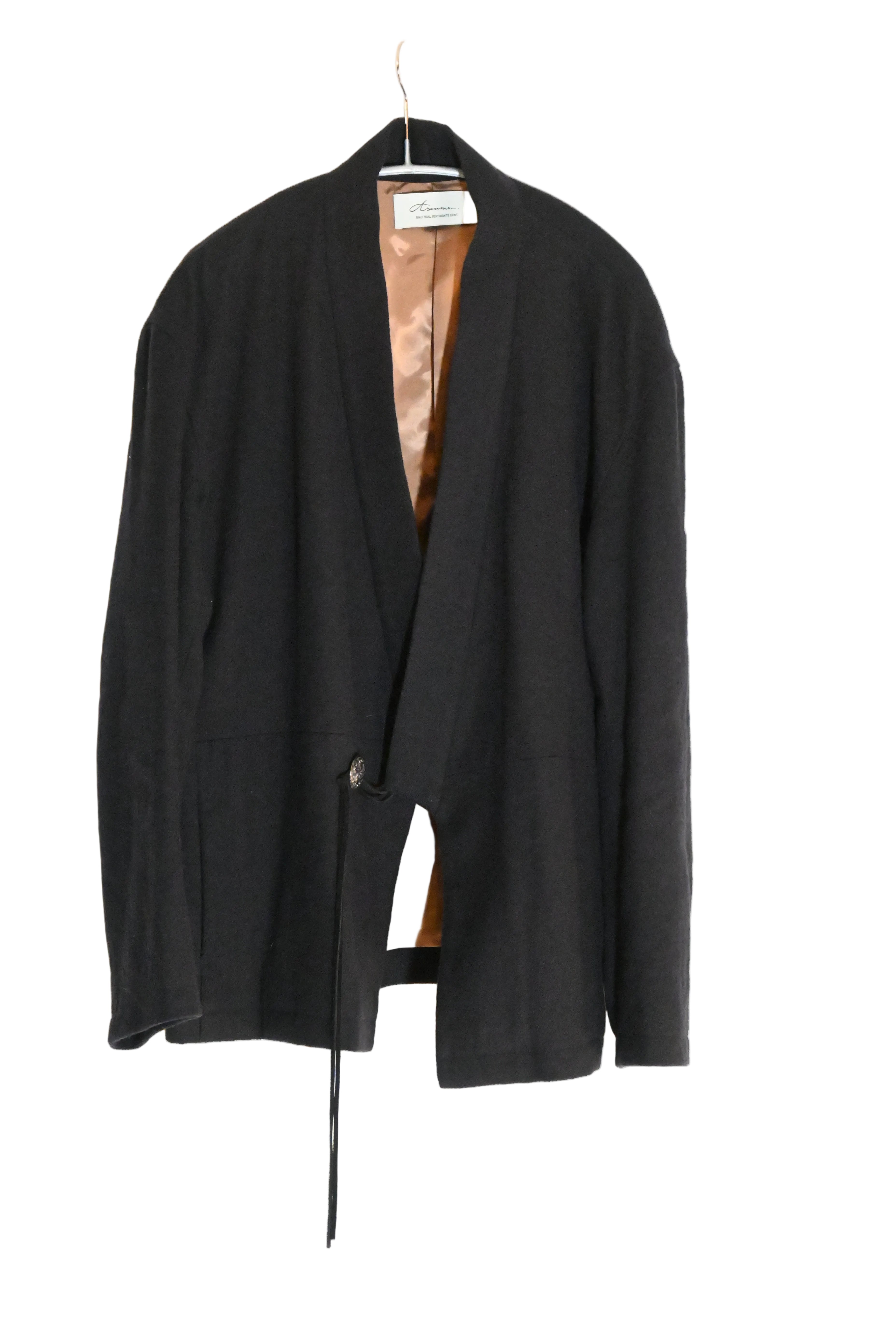 AZUMA Haori Jacket – Linen Wool Cashmere Blend
