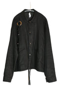 SOSHI OTSUKI Linen Jacket – Navy (Size 46)