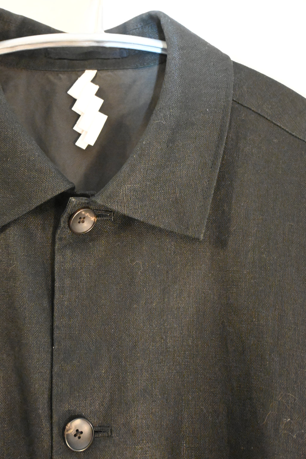 SOSHI OTSUKI Linen Jacket – Navy (Size 46)