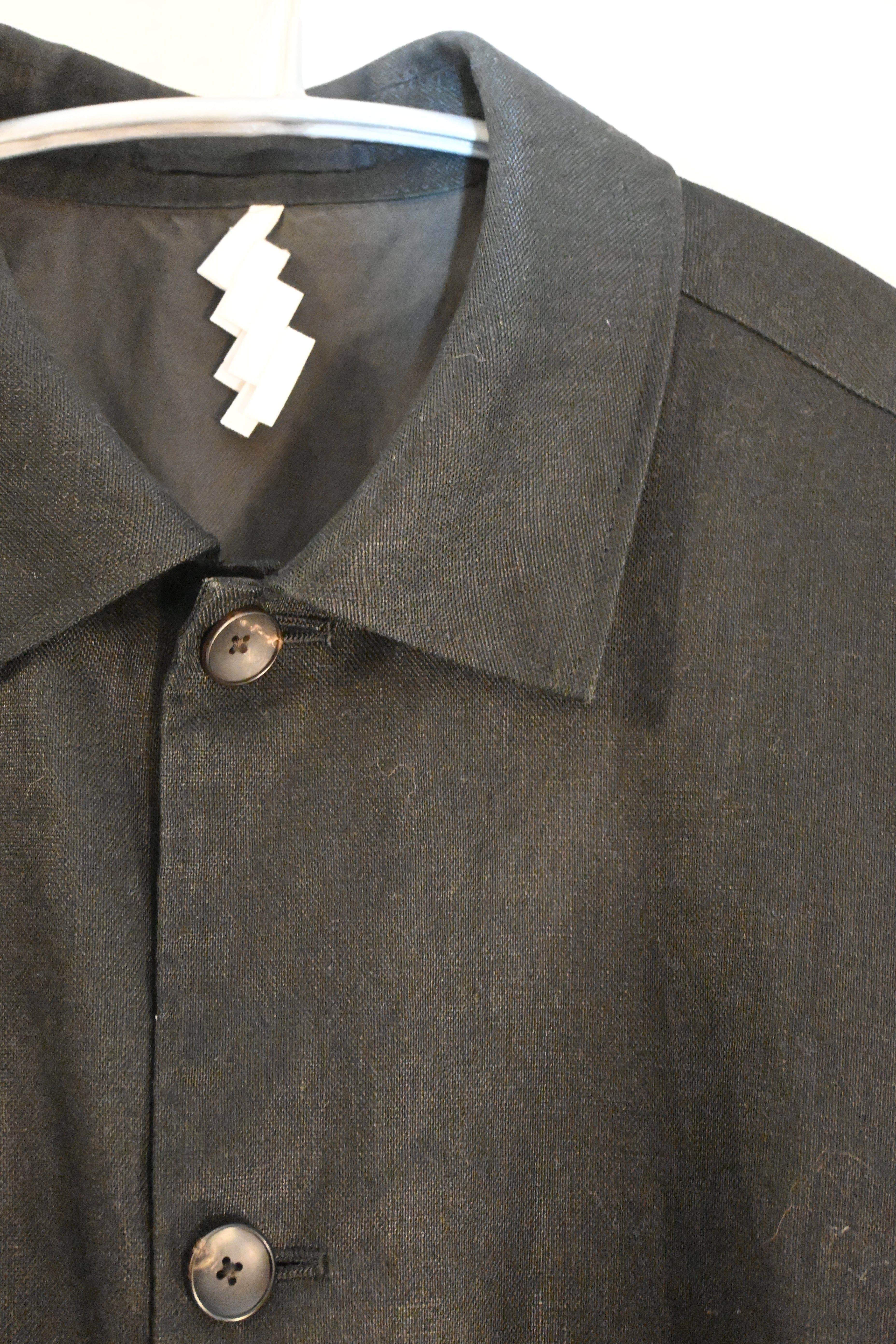 SOSHI OTSUKI Linen Jacket – Navy (Size 46)