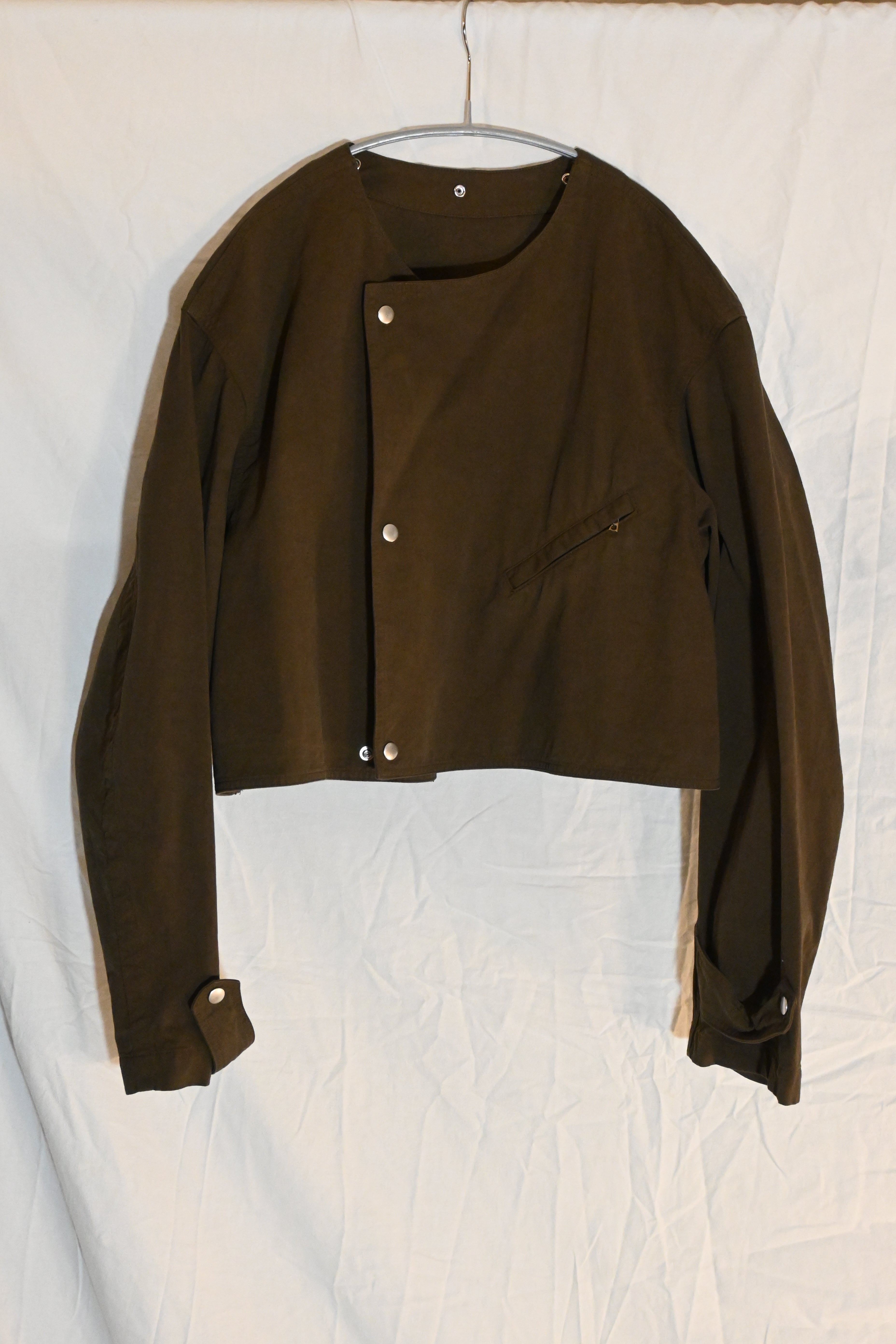 YOKE Military Coat – Brown Cotton Long Coat (Size 3)