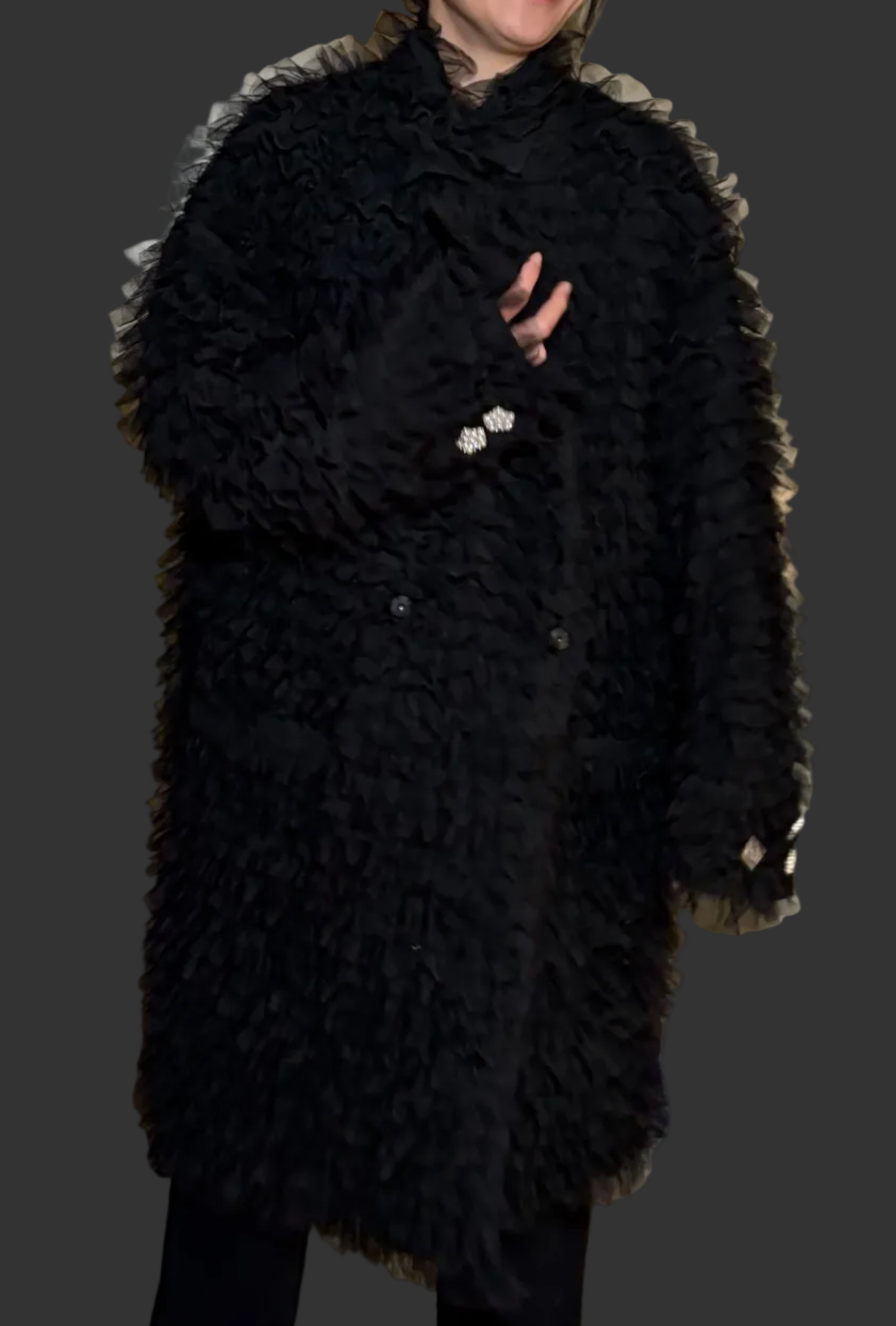 el conductorH Avant-Garde Tulle Coat