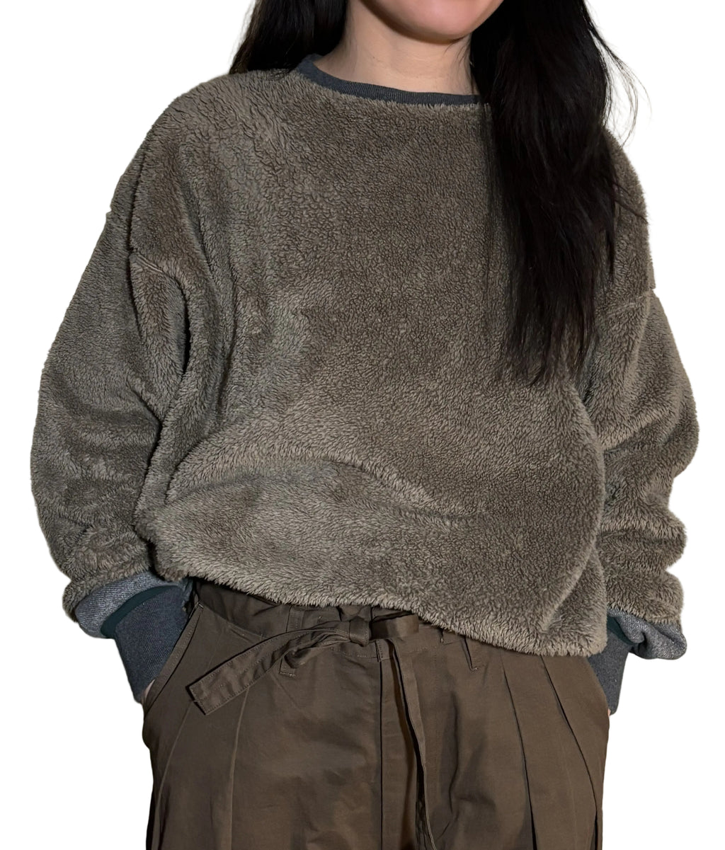 MEA GRATIA Tokyo Fuzzy Sweatshirt – Made in Japan (Size 2)