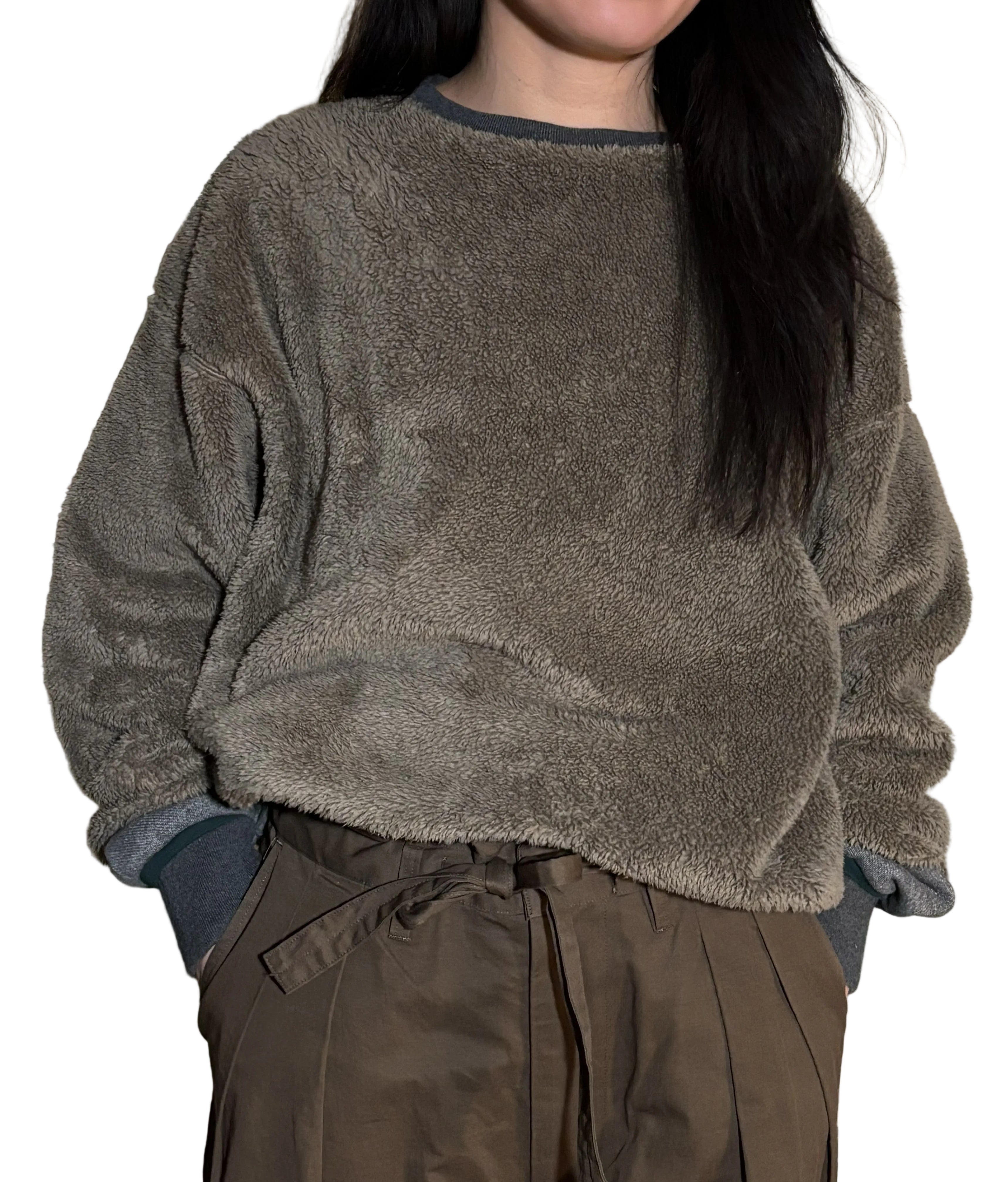 MEA GRATIA Tokyo Fuzzy Sweatshirt – Made in Japan (Size 2)