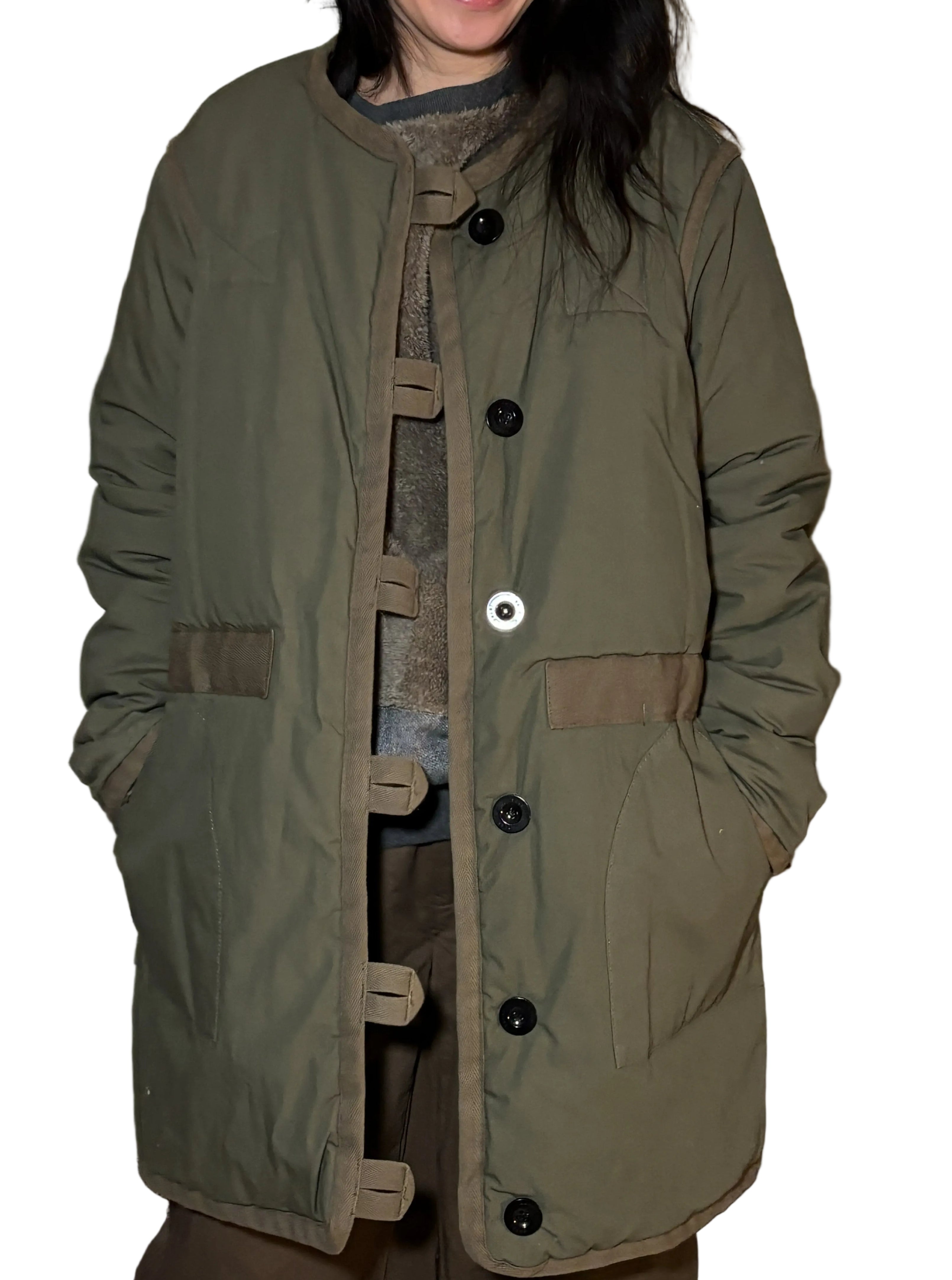 sacai Reversible Down Jacket – Japanese Designer Outerwear (Size 2)